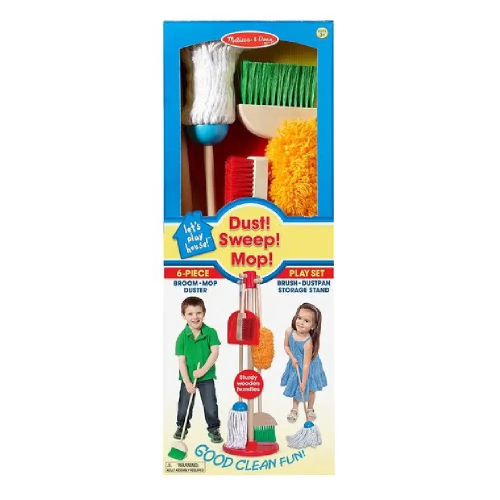 Melissa & Doug Dust Mop And Sweep Cleaning Play Set thumbnail