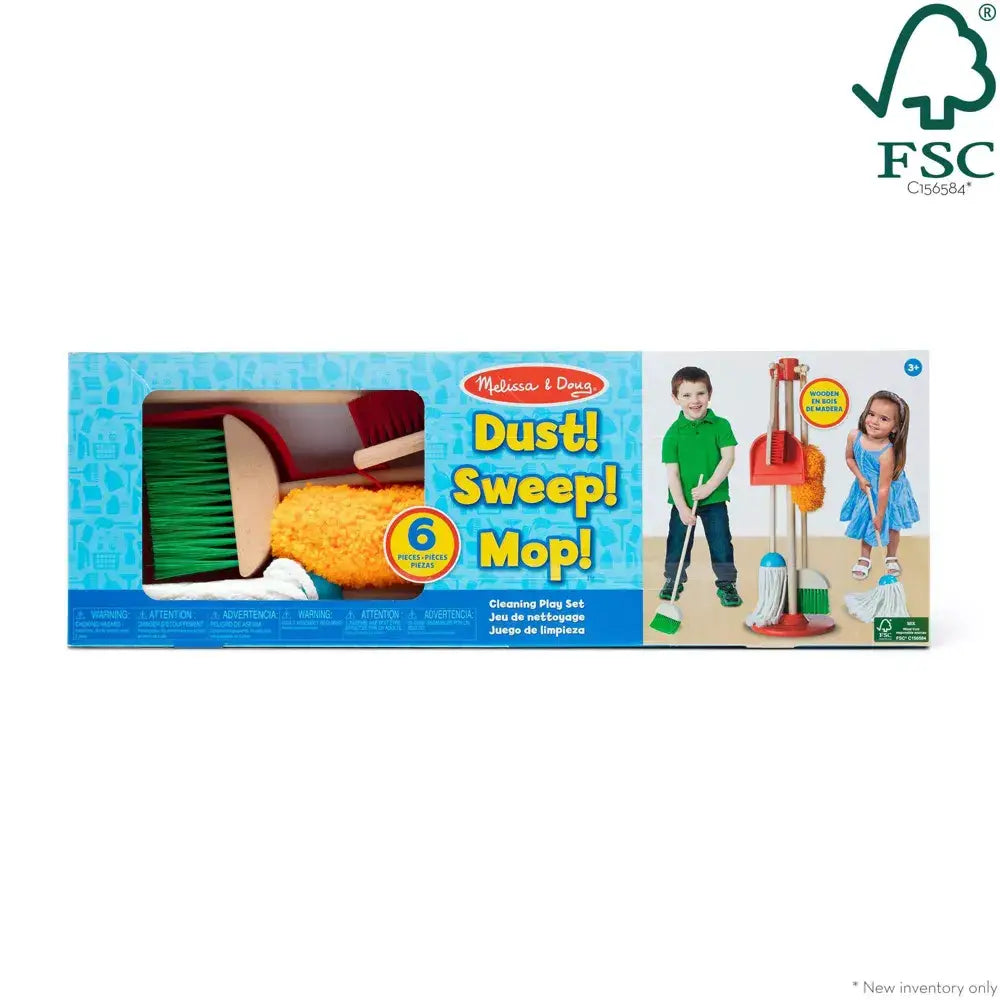 Melissa & Doug Dust Mop And Sweep Cleaning Play Set thumbnail