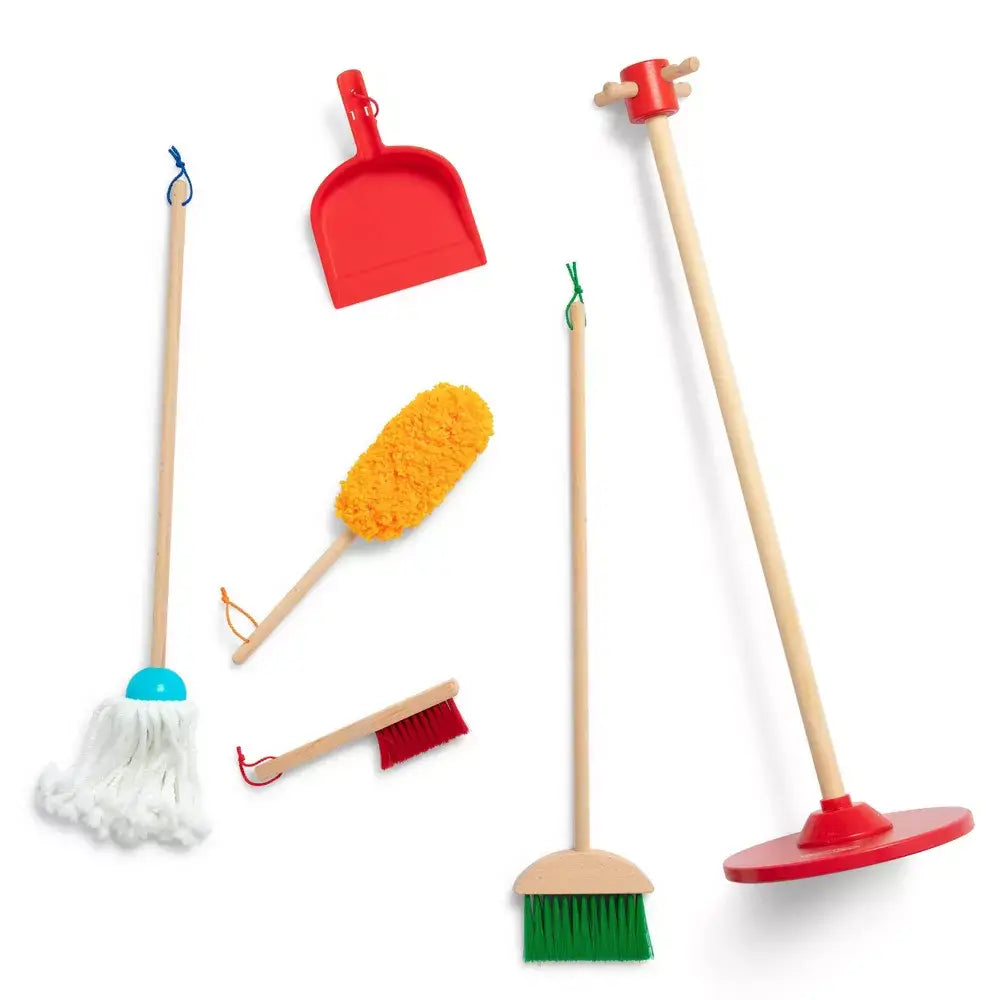 Melissa & Doug Dust Mop And Sweep Cleaning Play Set thumbnail