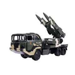 Military Missile Transport Army Truck Long Range Missile Toy Kids Combat Tank [Twin Rocket Missile] Designed with both fun and development in mind, this military missile transport toy truck offers more than just playtime excitement. DB-6280-A