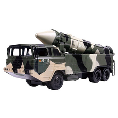 Military Missile Transport Army Truck Long Range Missile Toy Kids Combat Tank [Mega Russian Missile] Whether it's a backyard operation or a living room mission, this vehicle is ready for action. BD-6282-A