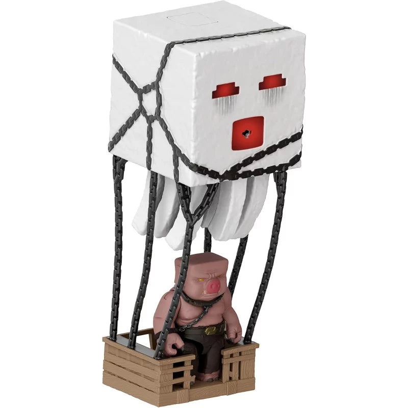 Minecraft Blast Attack Ghast Action Figure Set with Exclusive Accessories, Fully Poseable Figures and Movie-Inspired Design for Kids, Collectors, and Adventure Play thumbnail