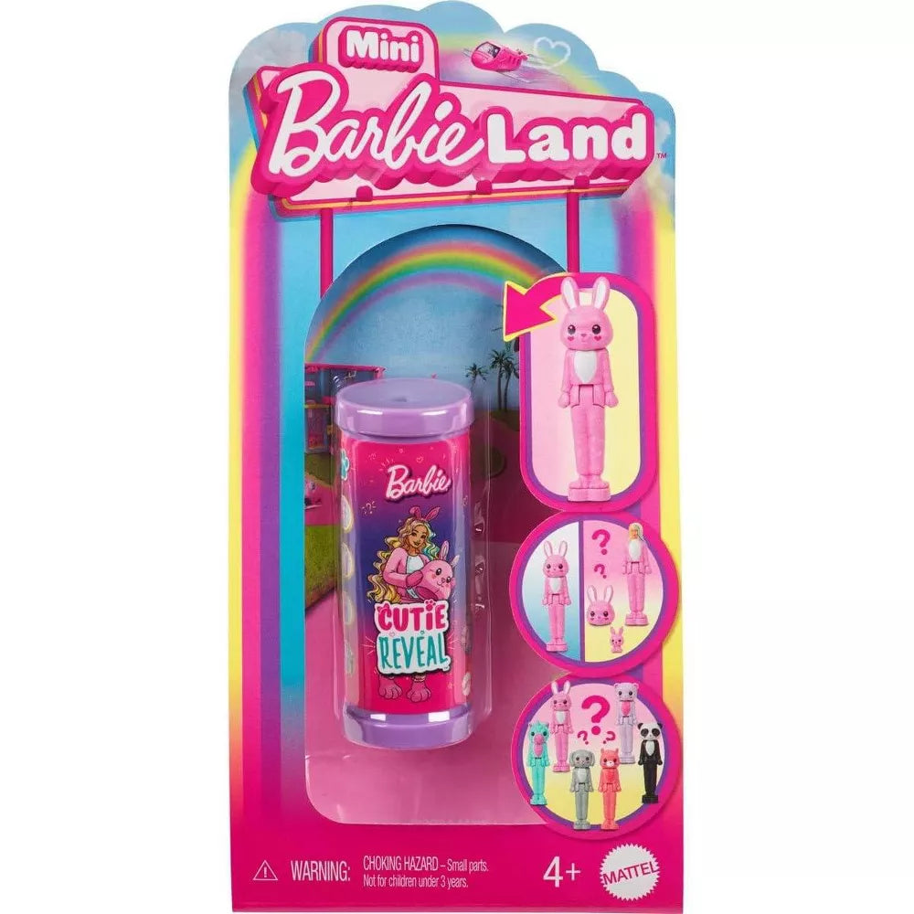 Mini BarbieLand Playset 4-Pack Bundle by Mattel, Includes Mini Barbie Houses & Rooms with 1.5-Inch Mini Barbie Dolls and Themed Accessories thumbnail