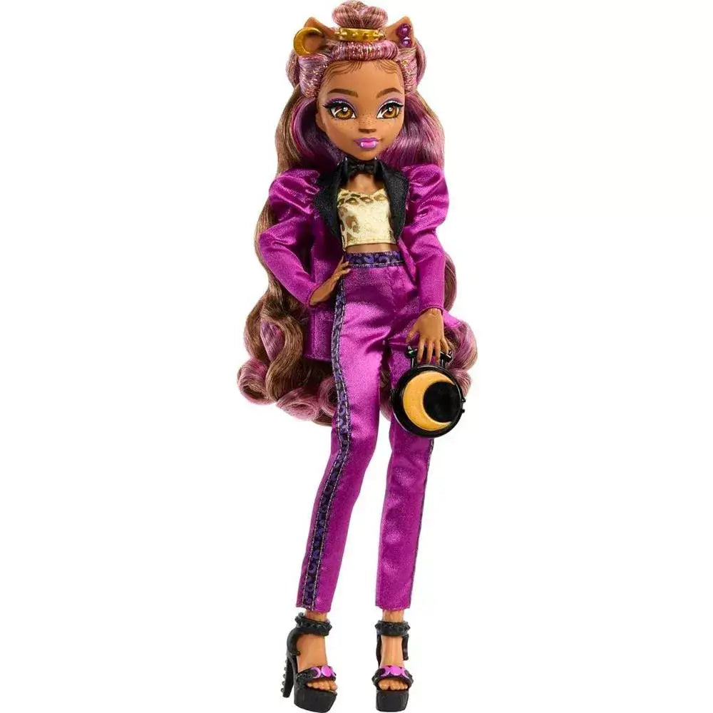 Monster High Clawdeen Wolf Doll in Monster Ball Party Dress HNF69 thumbnail