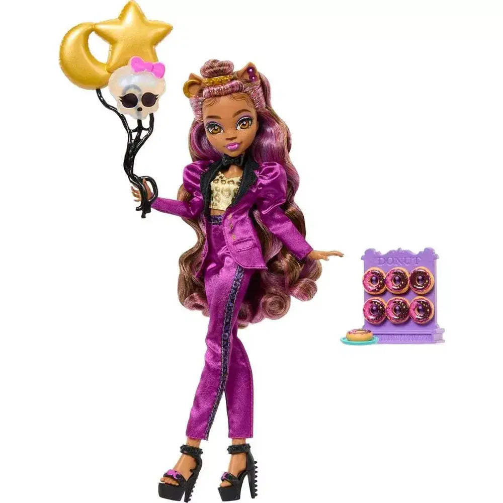 Monster High Clawdeen Wolf Doll in Monster Ball Party Dress HNF69 thumbnail
