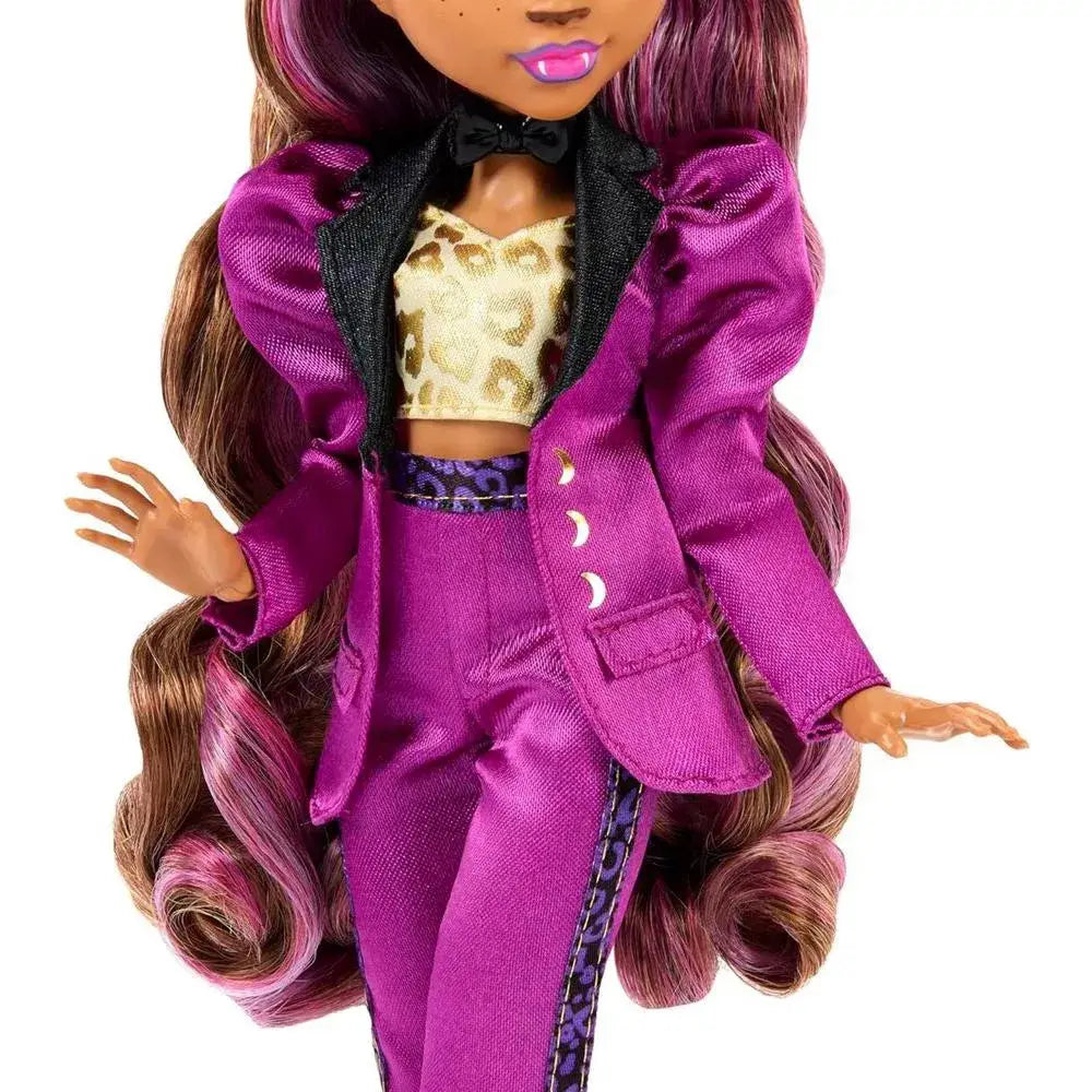Monster High Clawdeen Wolf Doll in Monster Ball Party Dress HNF69 thumbnail