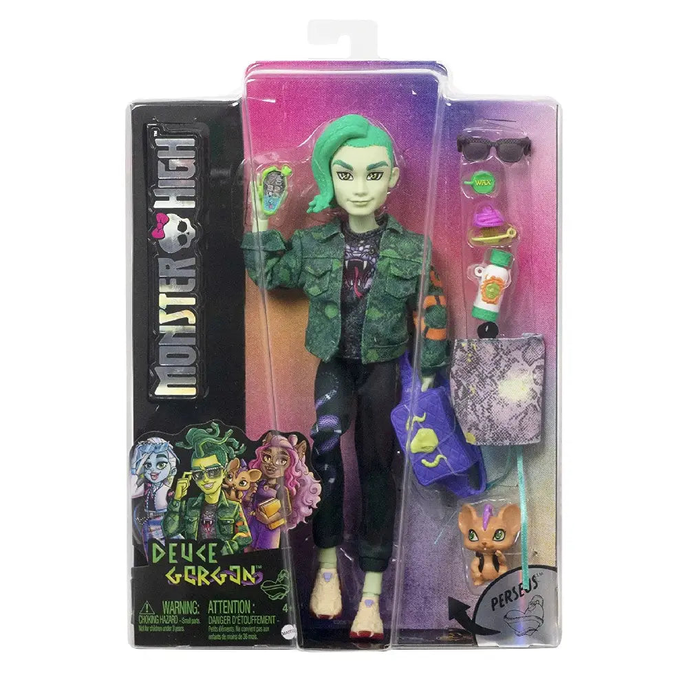 Monster High Deuce Gorgon Posable Doll HHK56 thumbnail