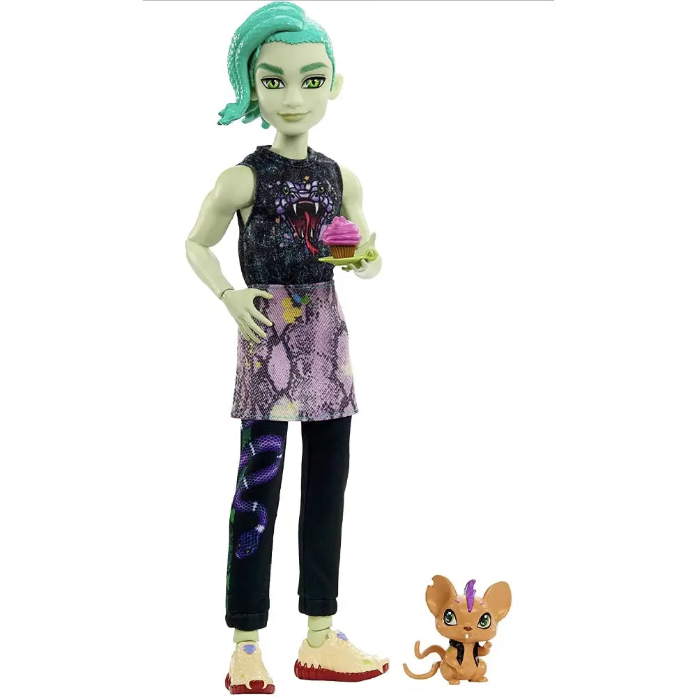 Monster High Deuce Gorgon Posable Doll HHK56 thumbnail