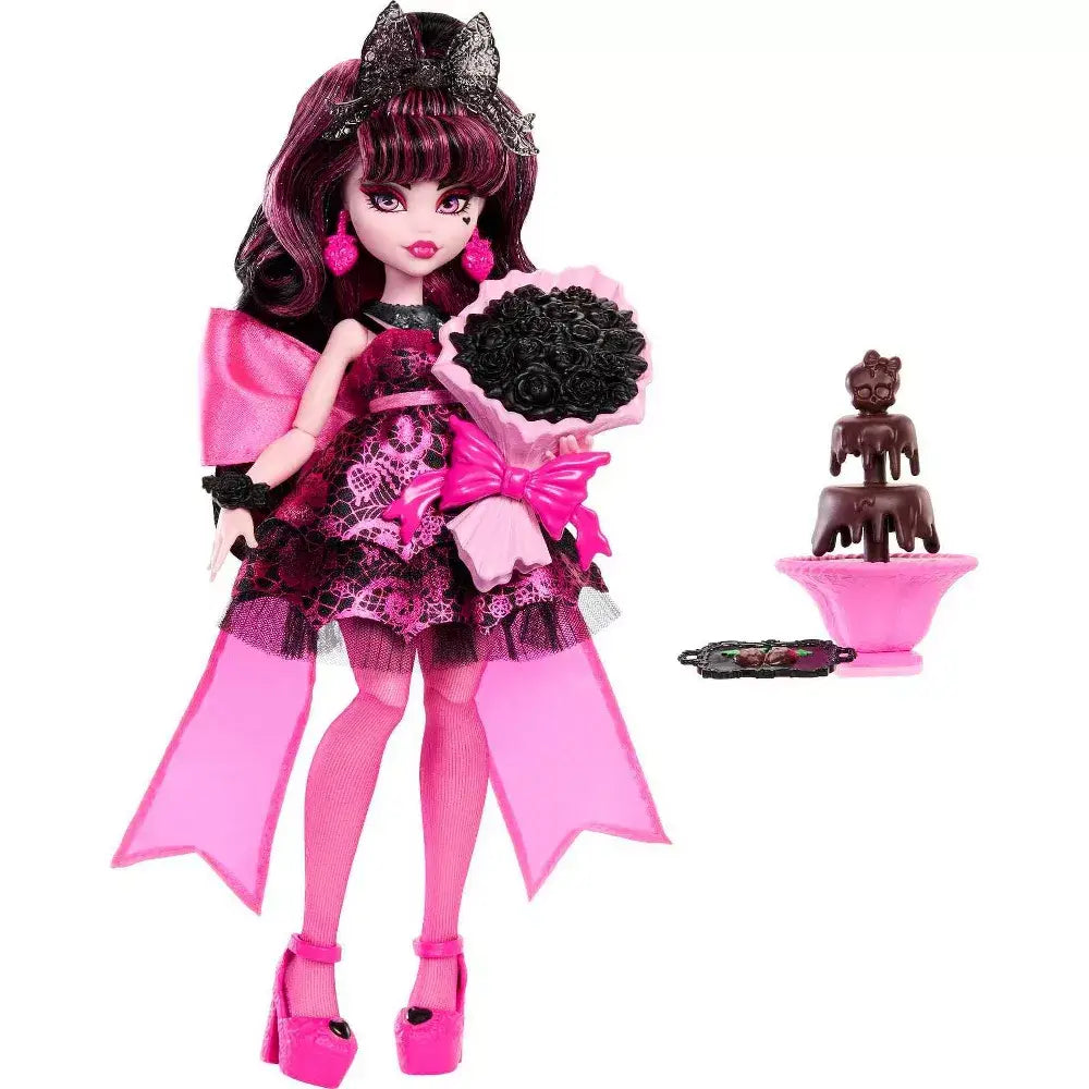 Monster High Draculaura Doll in Monster Ball Party Dress HNF68 thumbnail