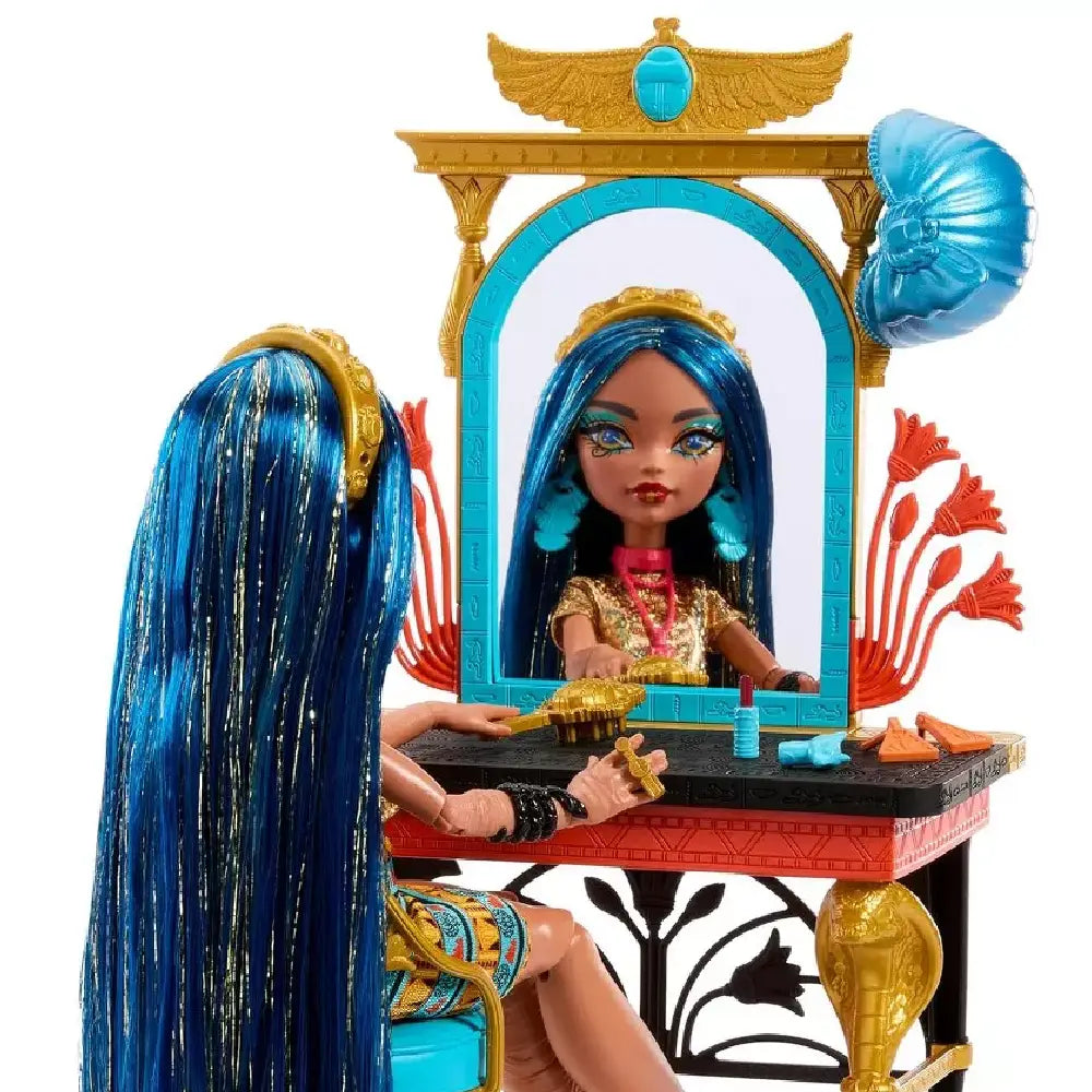 Monster High Self Scare Day Cleo De Nile Doll Play Set HXH96 thumbnail