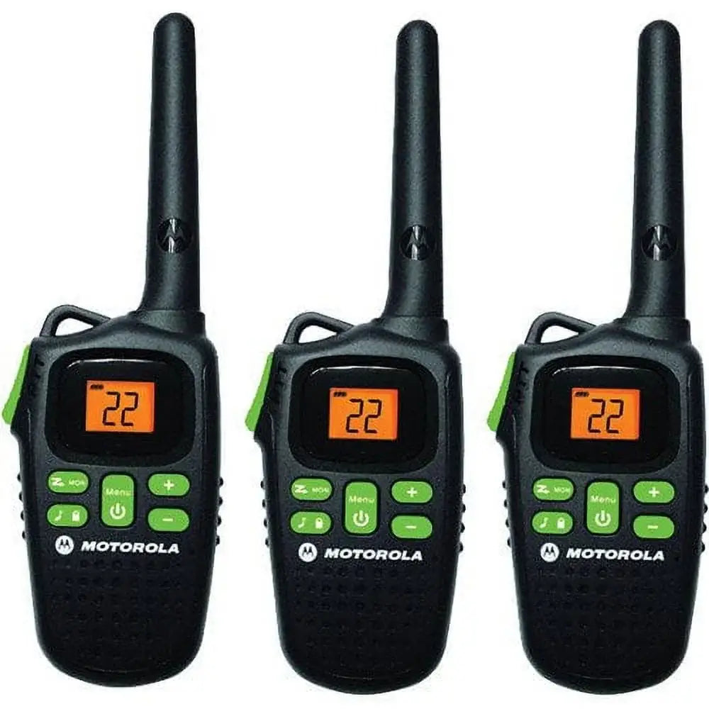 Motorola FRS Two-Way 20 Mile Radio Triple Pack (Black) MD-200TPR thumbnail