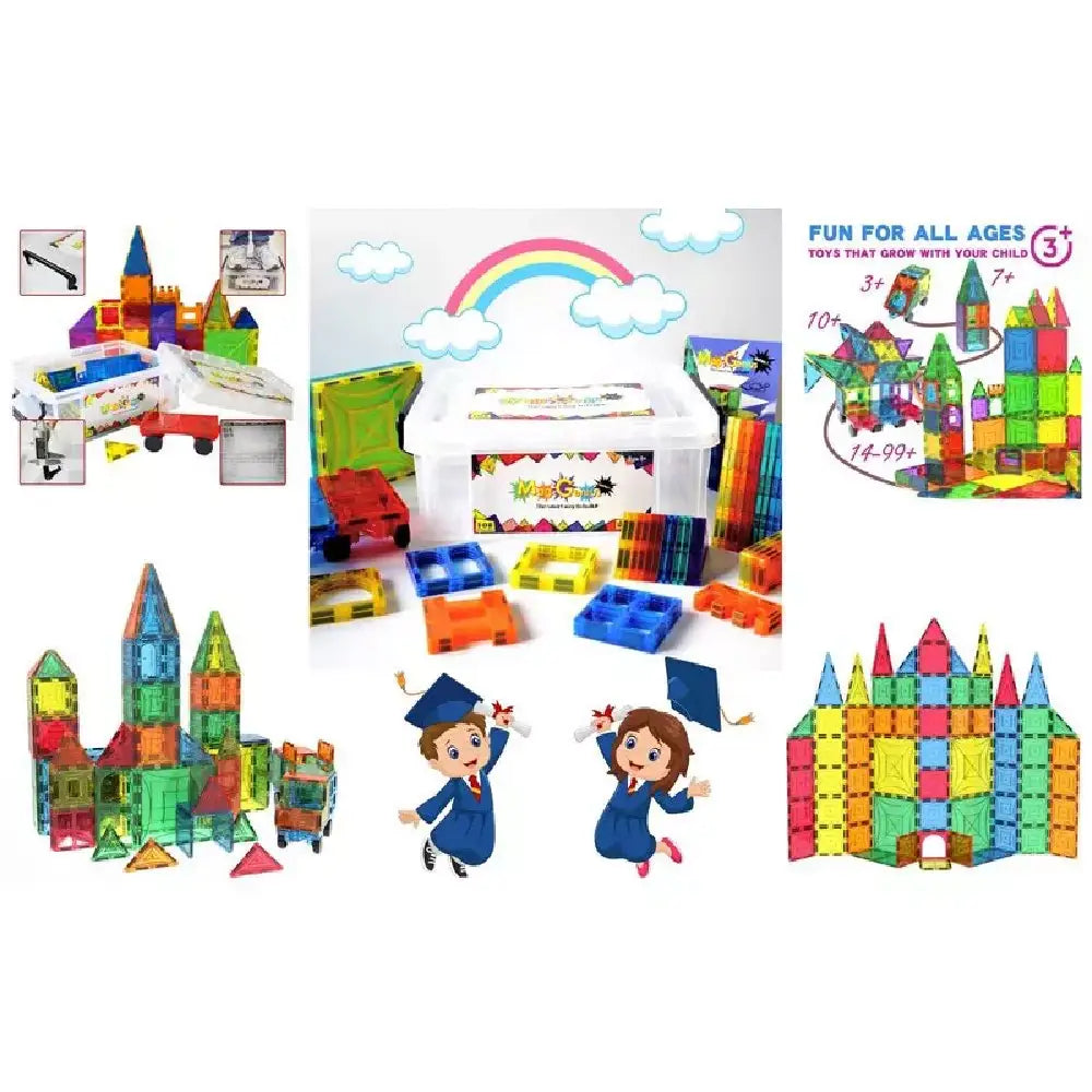 NEW 2020 Mag-Genius Magnet Tiles 108/pc thumbnail