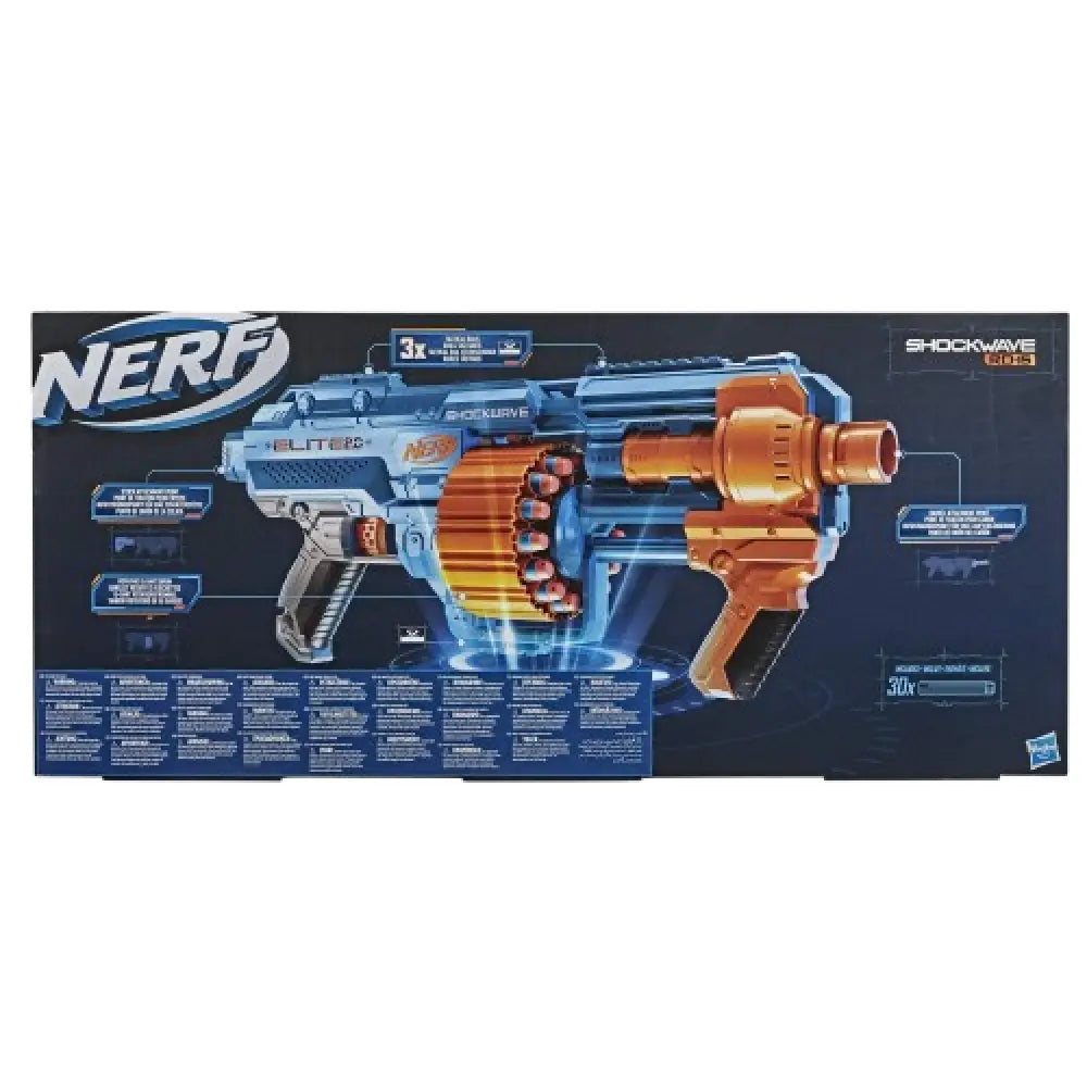 Nerf Elite 2.0 Shockwave with 30 Nerf Darts E9527 thumbnail