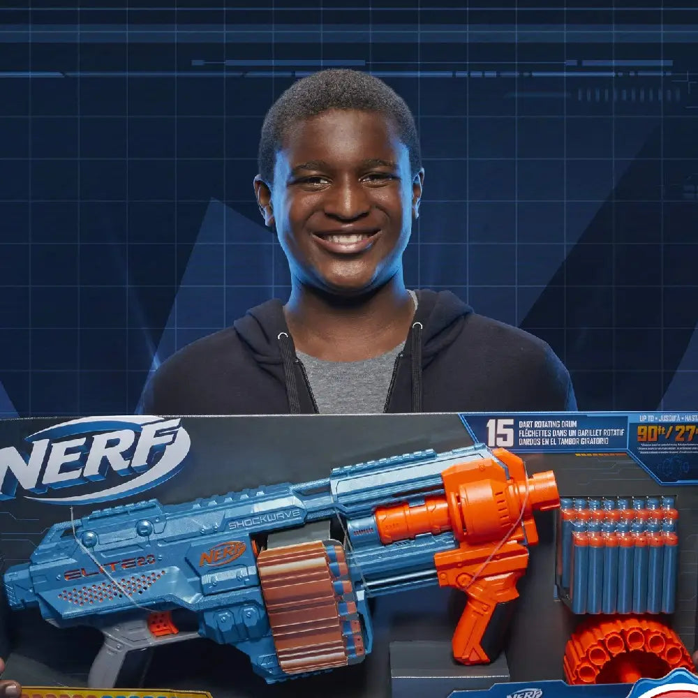 Nerf Elite 2.0 Shockwave with 30 Nerf Darts E9527 thumbnail