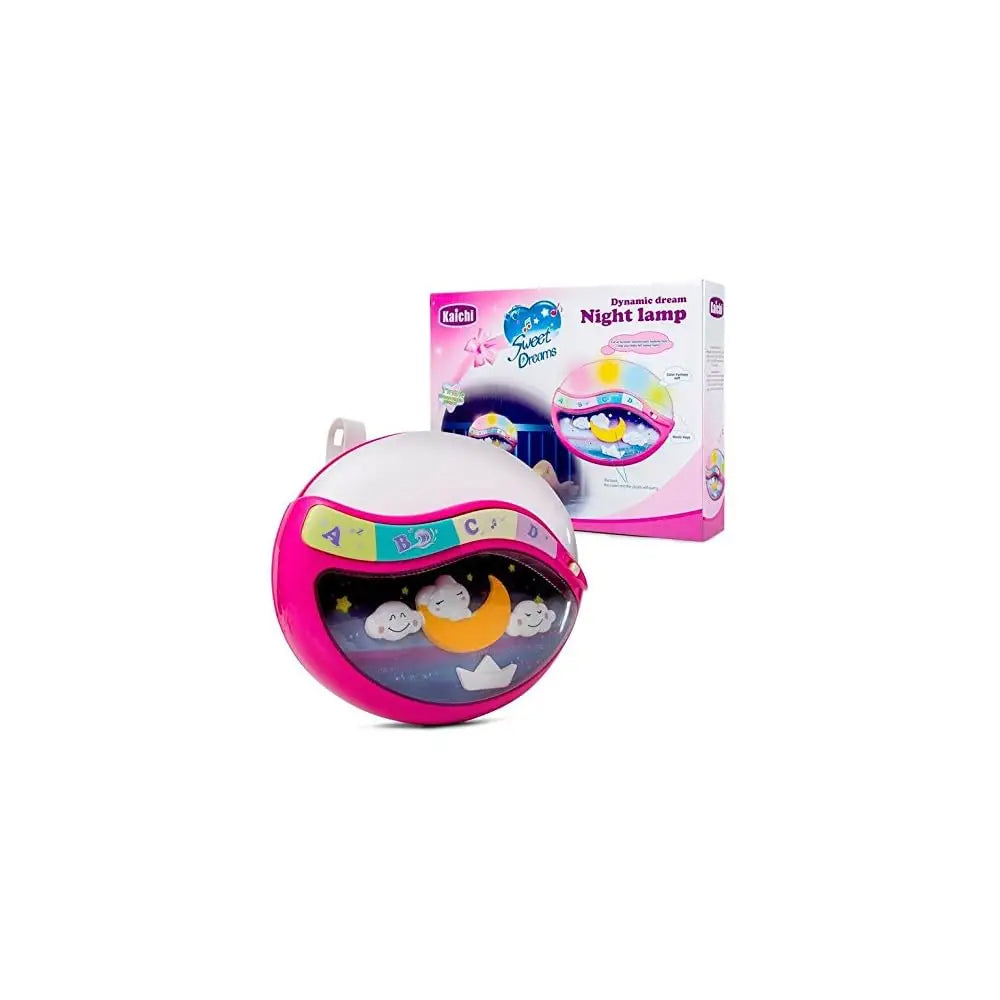 Night Lamp With Multiple Melodies To Put Your Baby To Sleep, In Pink thumbnail
