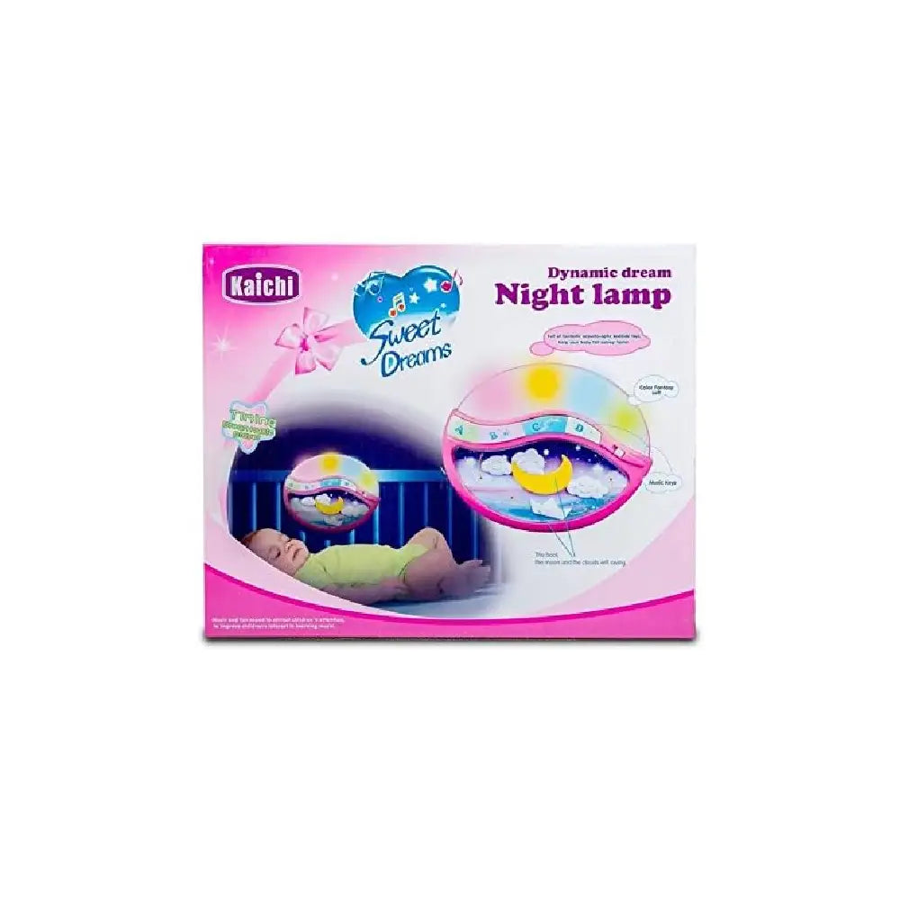 Night Lamp With Multiple Melodies To Put Your Baby To Sleep, In Pink thumbnail