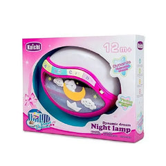 Night Lamp With Multiple Melodies To Put Your Baby To Sleep, In Pink