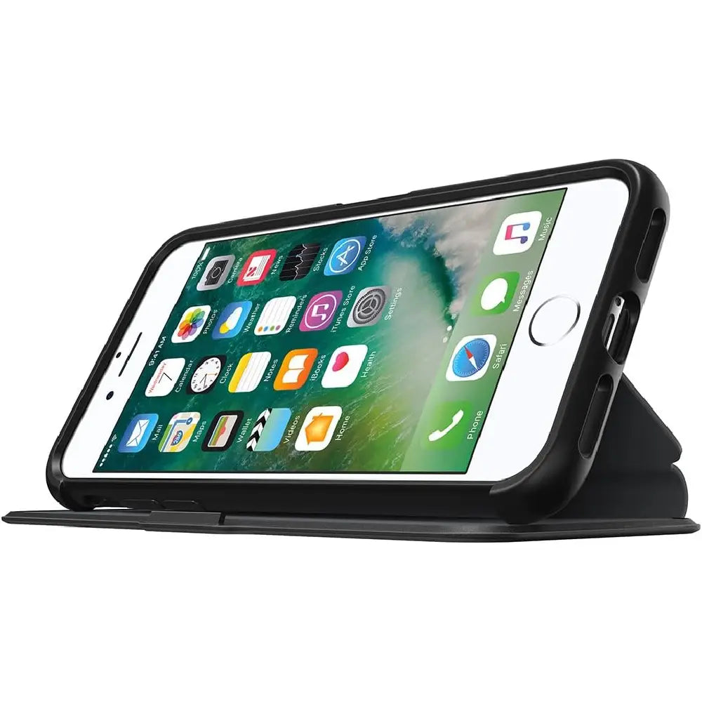 OTTERBOX Symmetry Etui Standing Folio Case Cover for iPhone 7 Black thumbnail