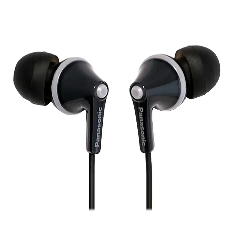 PANASONIC ErgoFit Earbud Headphones with Microphone RP-TCM125-K BLACK thumbnail