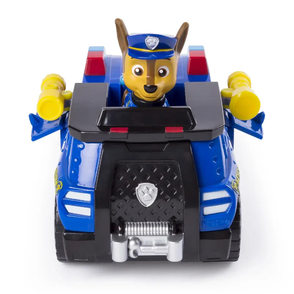 PAW Patrol Chase’s Transforming Police Cruiser with Flip-open Megaphone. Speed into action with Chase’s Police Cruiser that transforms for rescue missions! 6045897 thumbnail