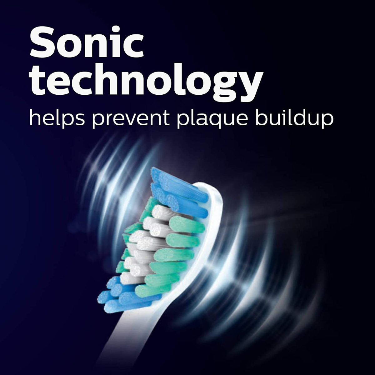 PHILIPS Sonicare 1100 Power Toothbrush, Rechargeable Electric Toothbrush in White Grey with Long-Lasting Battery and Gentle, Effective Plaque Removal thumbnail