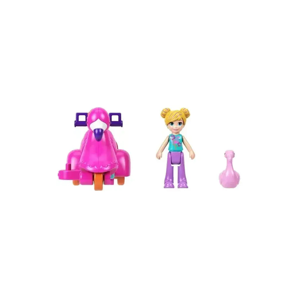 POLLY POCKET Doll & Vehicle Flamingo thumbnail