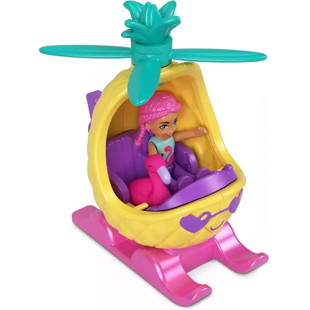 POLLY POCKET Doll & Vehicle  PINEAPPLE COPTER thumbnail