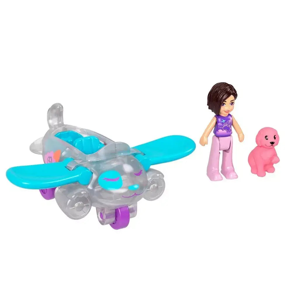 POLLY POCKET Doll & Vehicle airplane thumbnail
