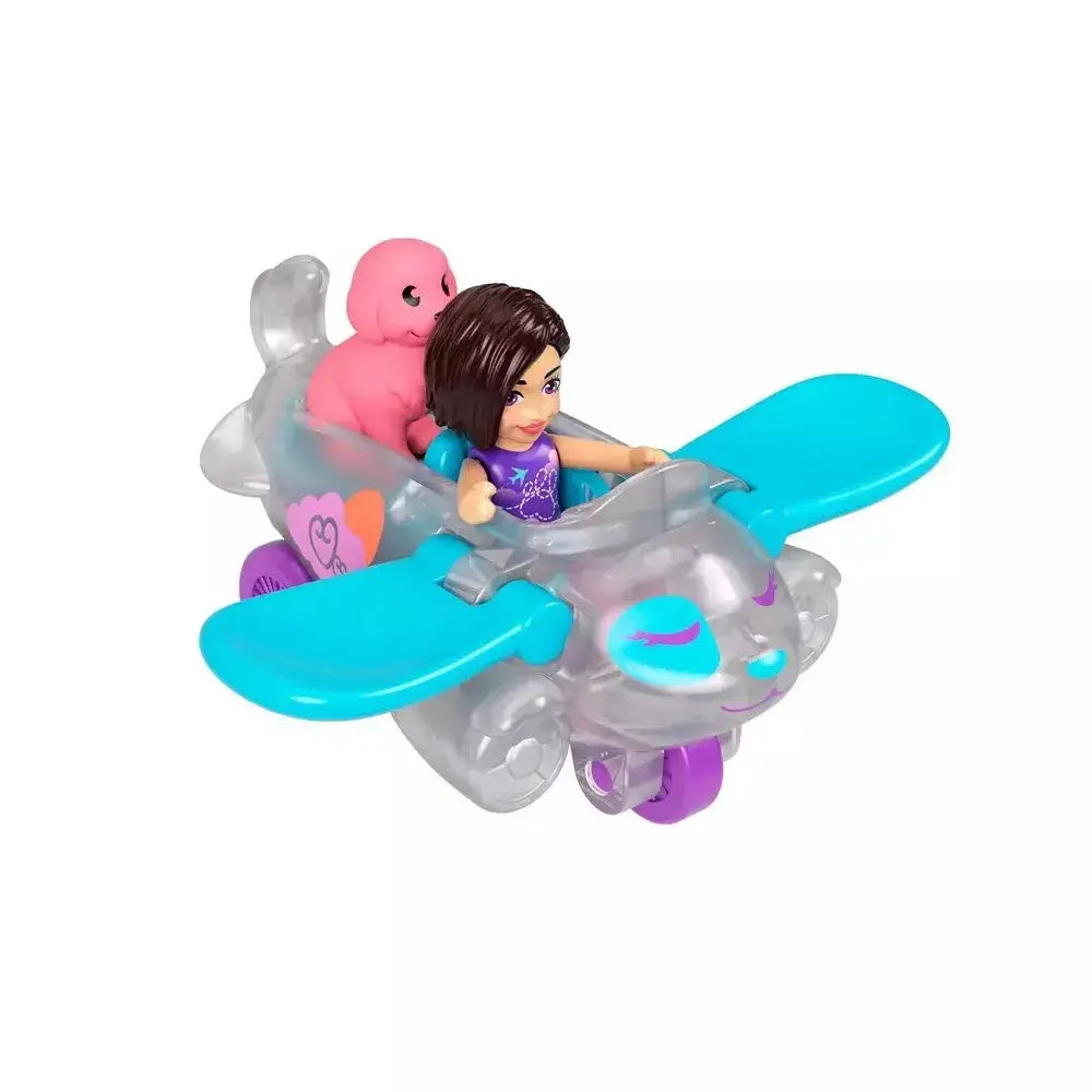 POLLY POCKET Doll & Vehicle airplane thumbnail