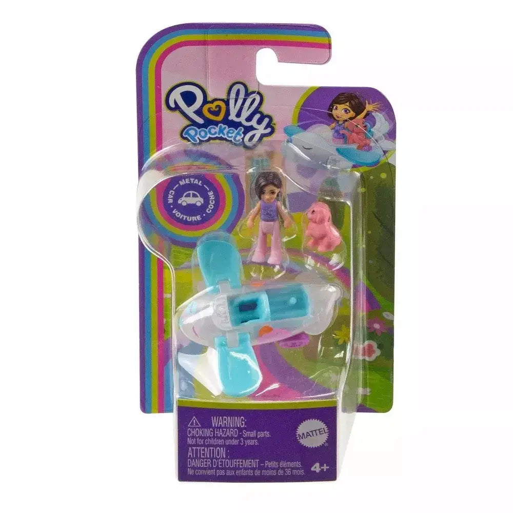 POLLY POCKET Doll & Vehicle airplane thumbnail