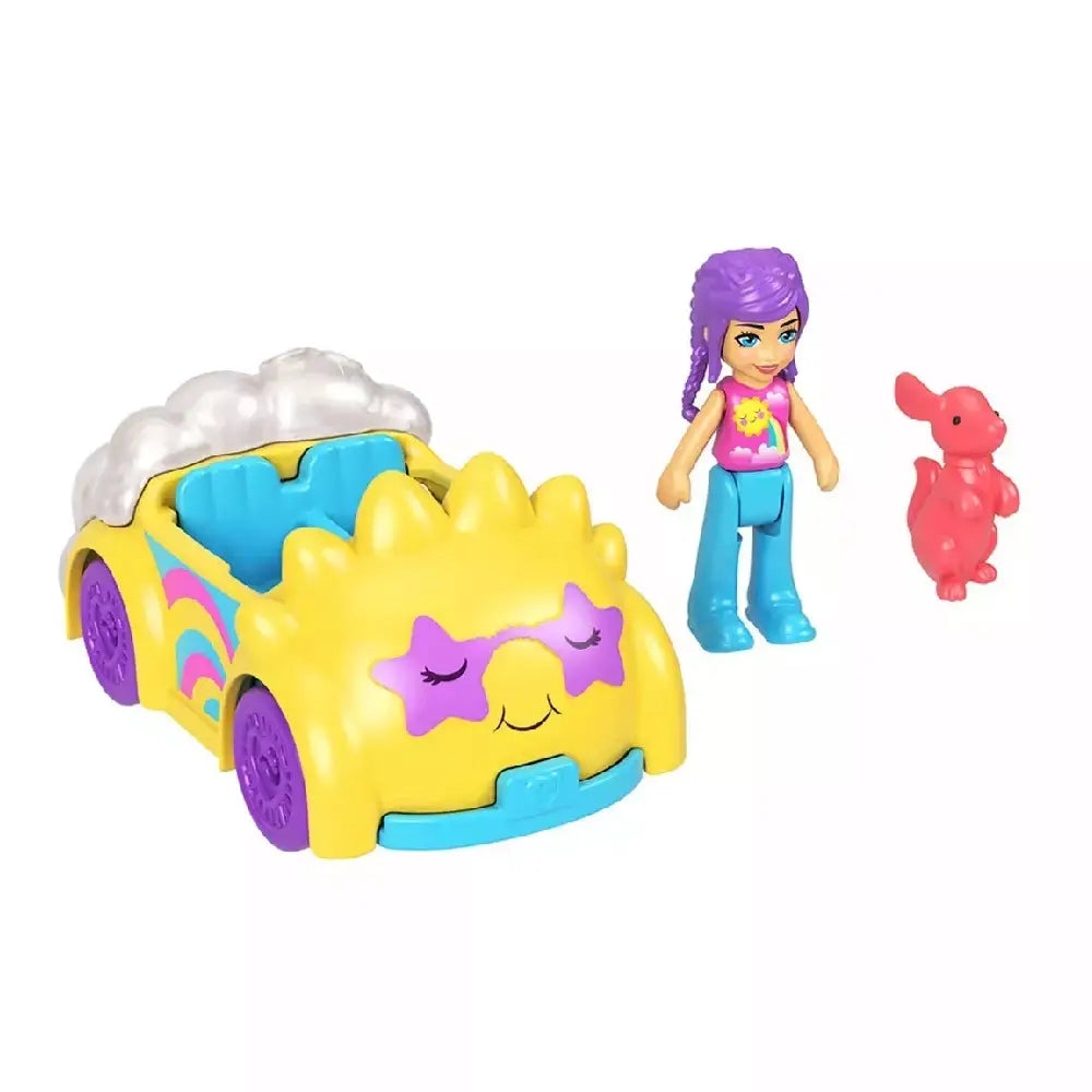 POLLY POCKET Doll & Vehicle Sunshine