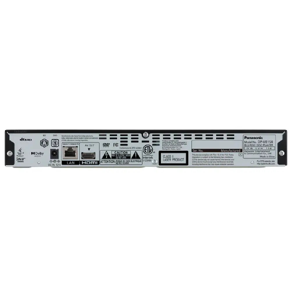 Panasonic 4K Blu-ray Player HDR10+ Hi-Res Audio thumbnail