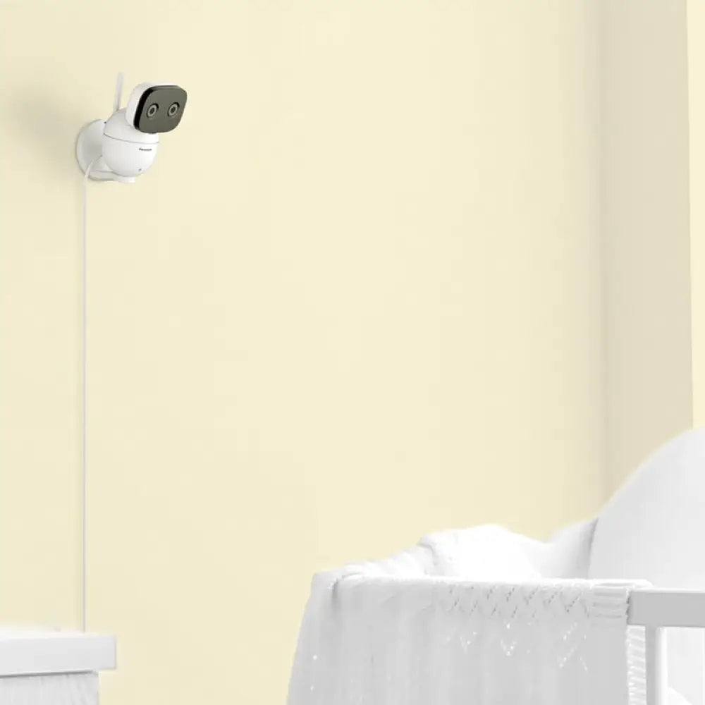 Panasonic Baby Monitor with Camera and Audio, White thumbnail