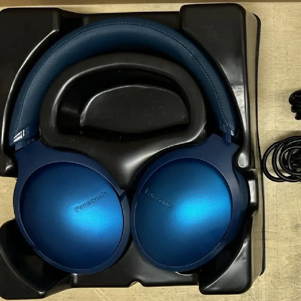 Panasonic Wireless Bluetooth Headphones Blue RP-HD305BPPA thumbnail