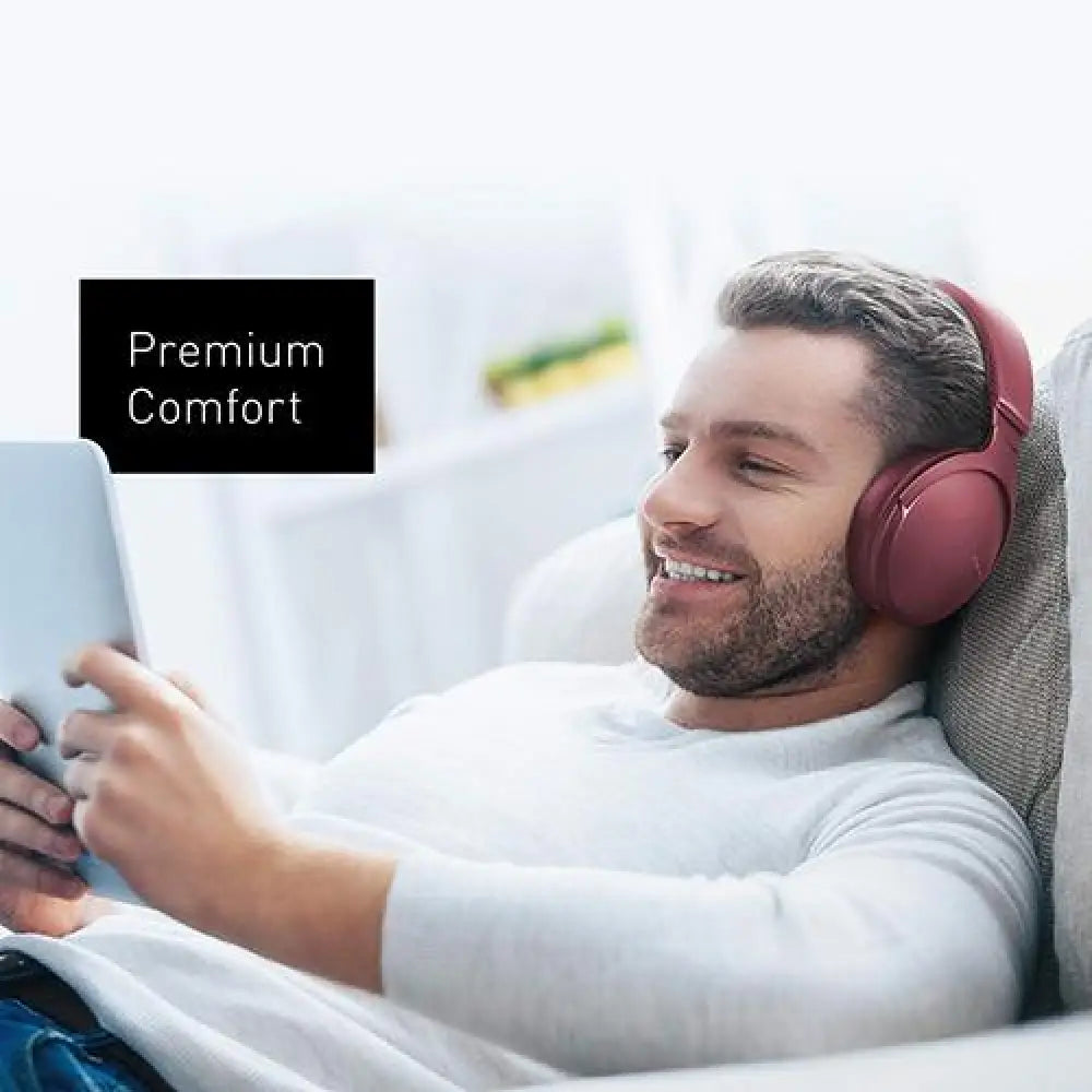 Panasonic Wireless Bluetooth Headphones RED RP-HD305BPPT thumbnail