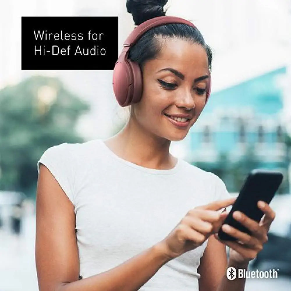 Panasonic Wireless Bluetooth Headphones RED RP-HD305BPPT thumbnail