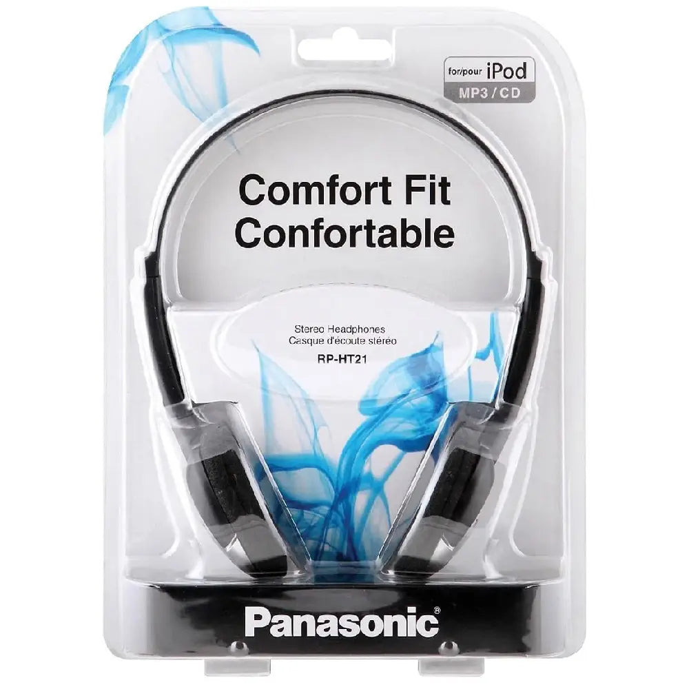 Panasonic RP-HT21 Lightweight Headphone, Wired 5 PACK thumbnail