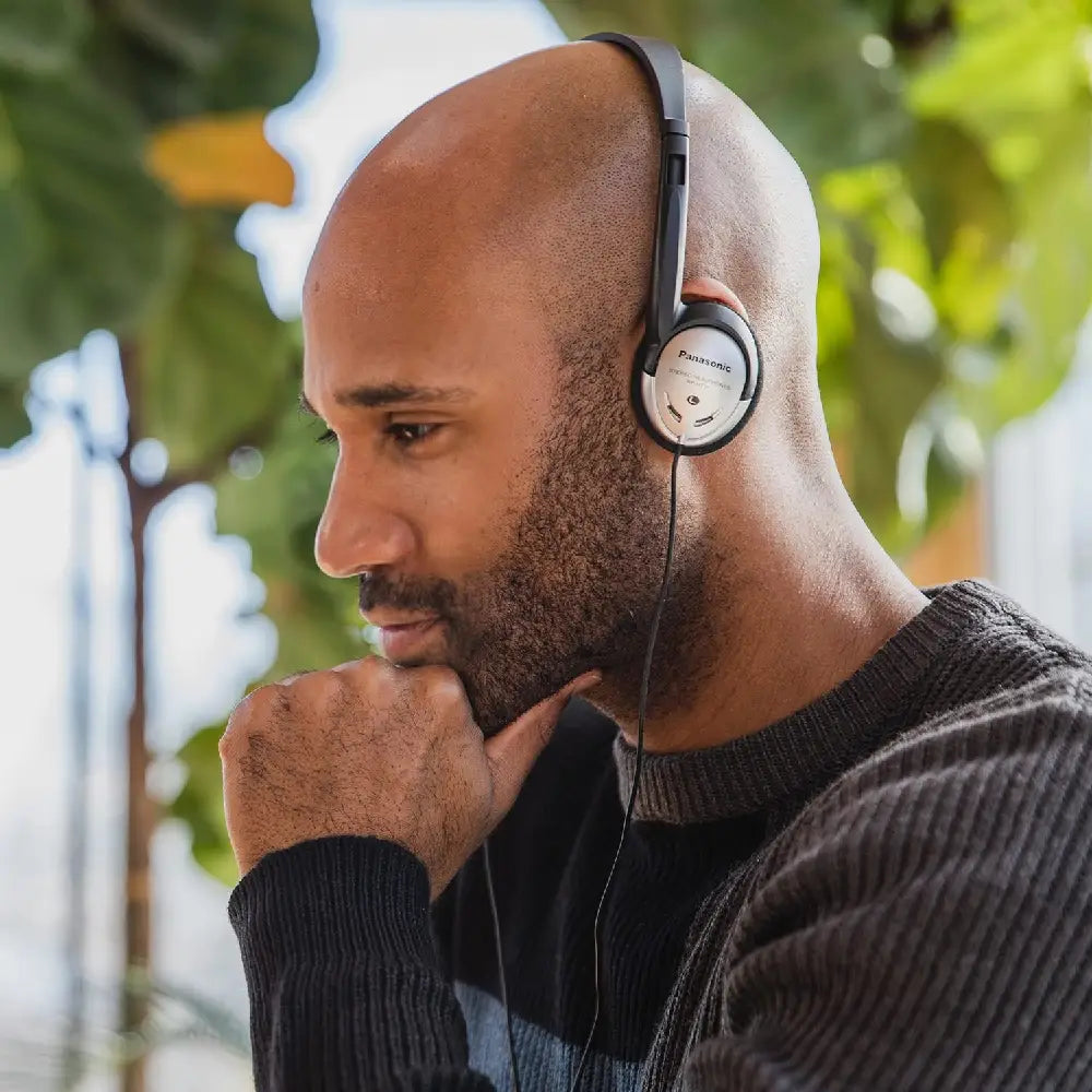 Panasonic RP-HT21 Lightweight Headphone, Wired 5 PACK thumbnail