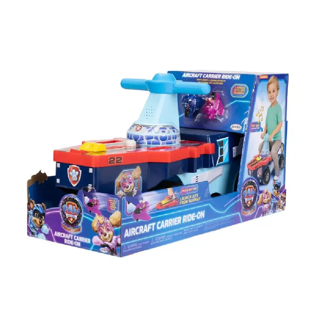 Paw Patrol Aircraft Carrier Ride on with Two Launchable Jet PW-51187 thumbnail