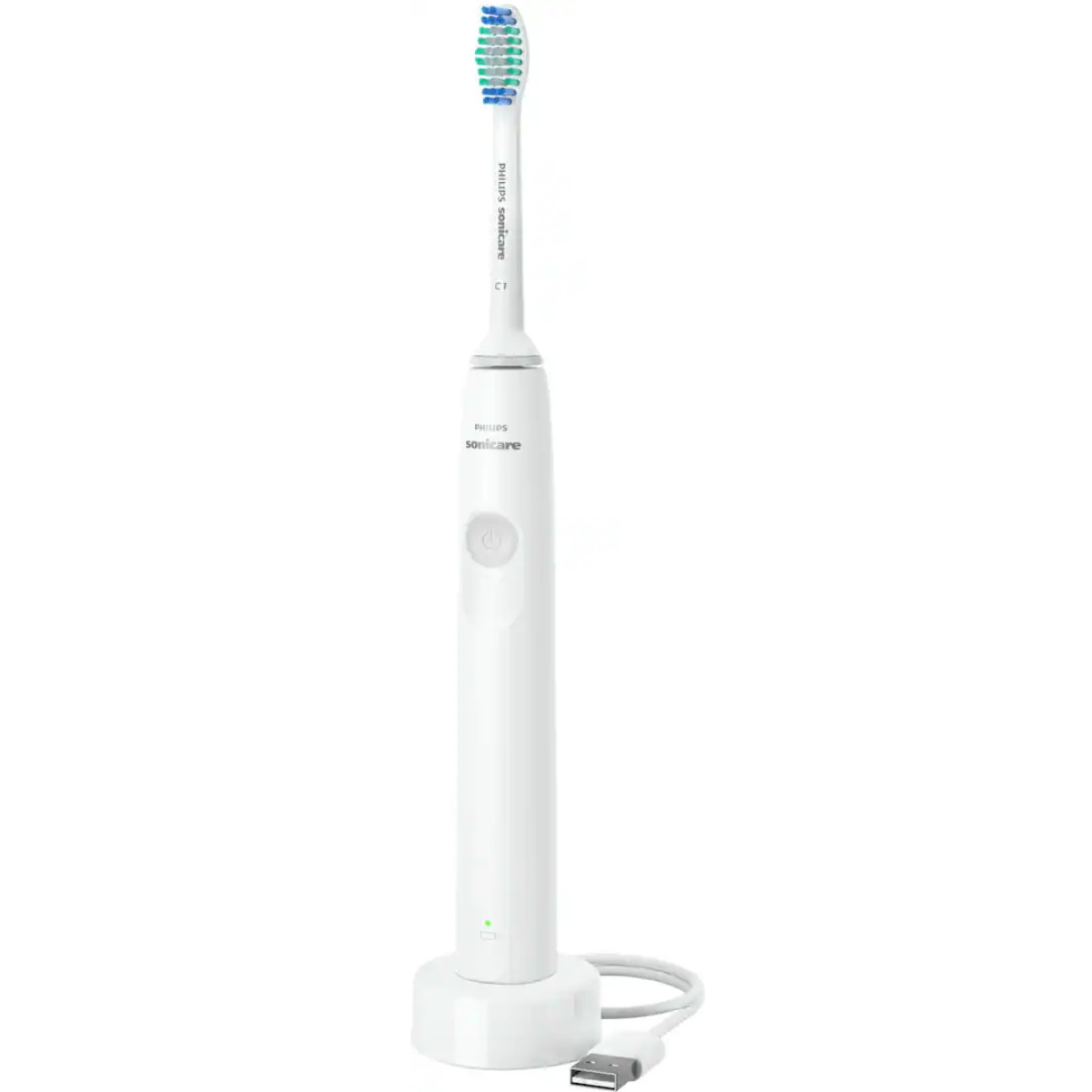 PHILIPS Sonicare 1100 Power Toothbrush, Rechargeable Electric Toothbrush in White Grey with Long-Lasting Battery and Gentle, Effective Plaque Removal thumbnail