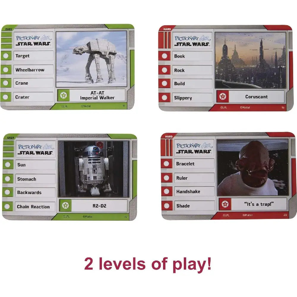 Pictionary Air Star Wars Family Drawing Game HHM47 thumbnail