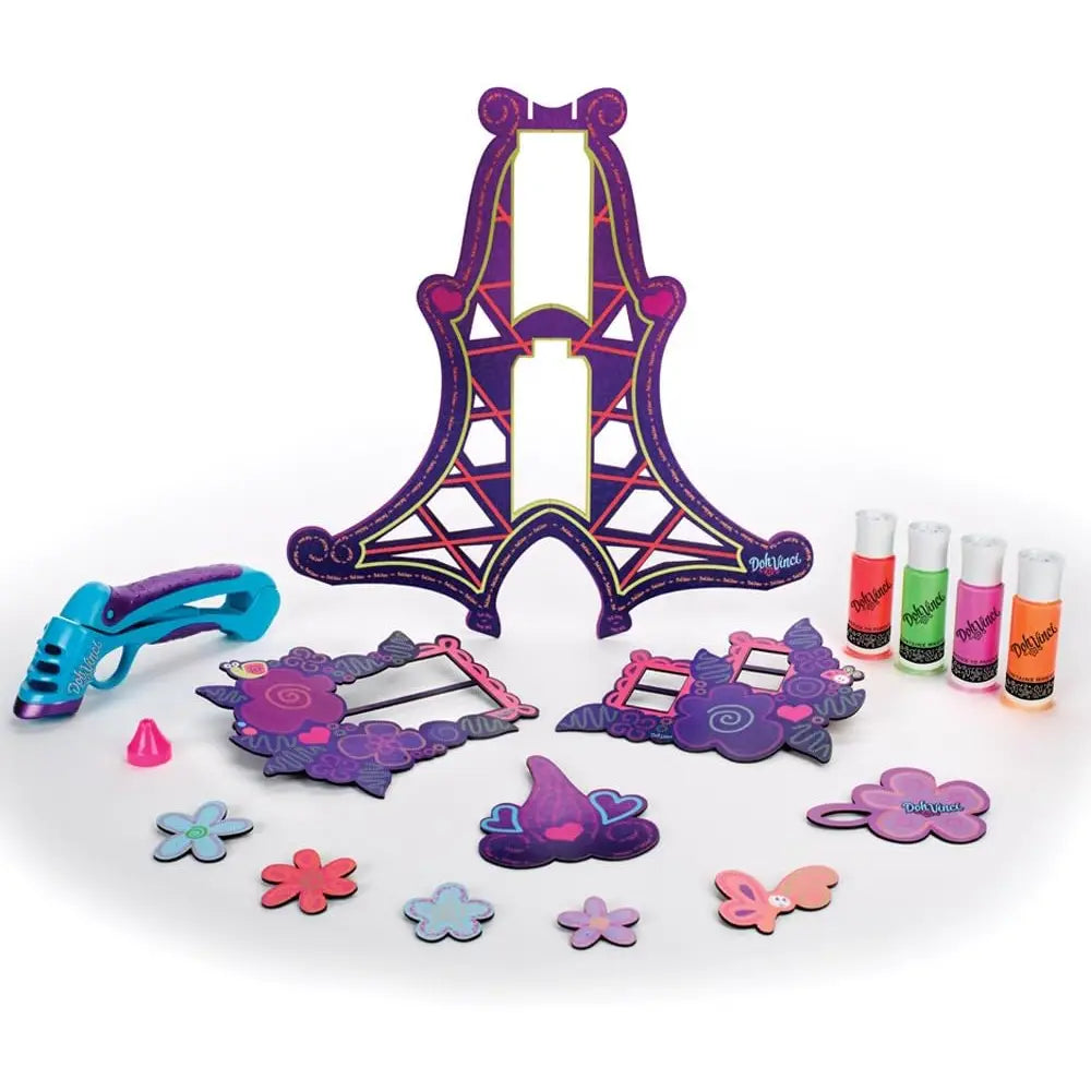 Play-Doh DohVinci Flower Tower Picture Frame Kit diy clay Toy A7191 thumbnail