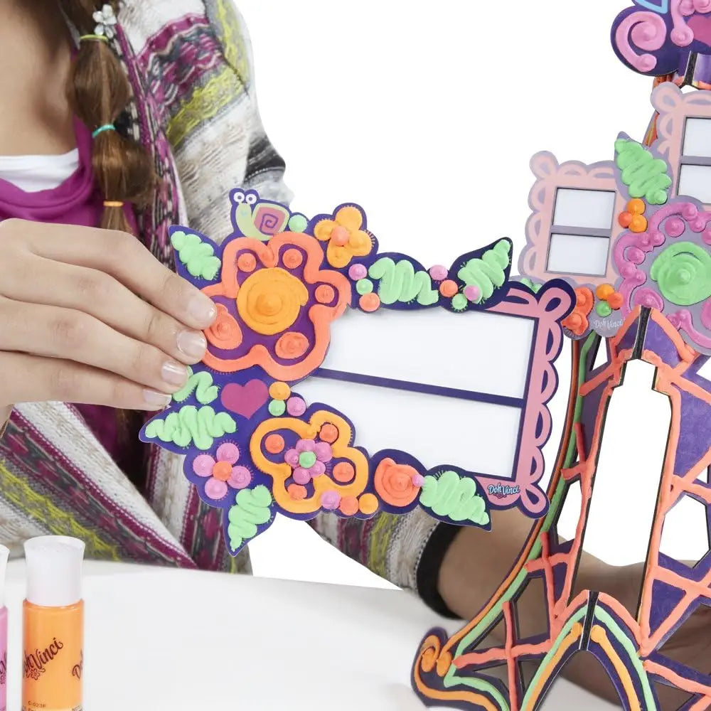Play-Doh DohVinci Flower Tower Picture Frame Kit diy clay Toy A7191 thumbnail