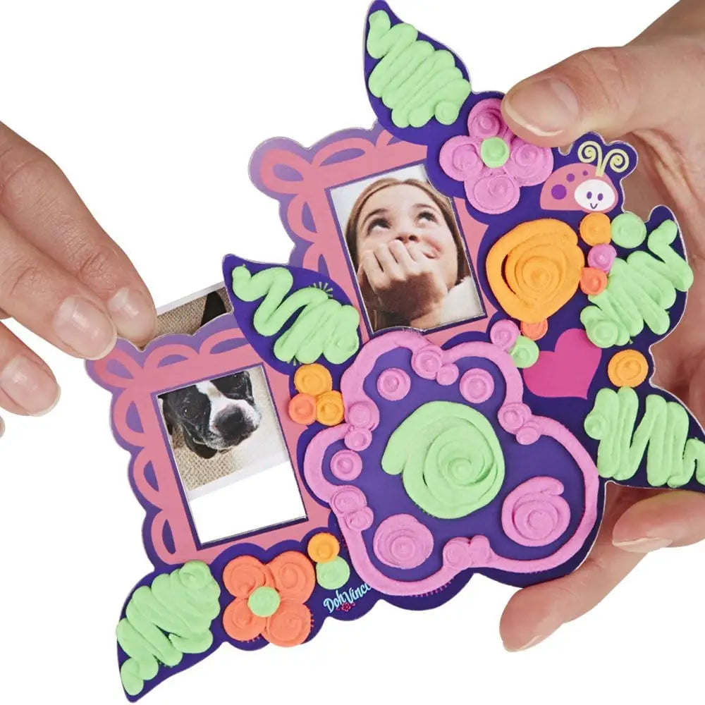 Play-Doh DohVinci Flower Tower Picture Frame Kit diy clay Toy A7191 thumbnail