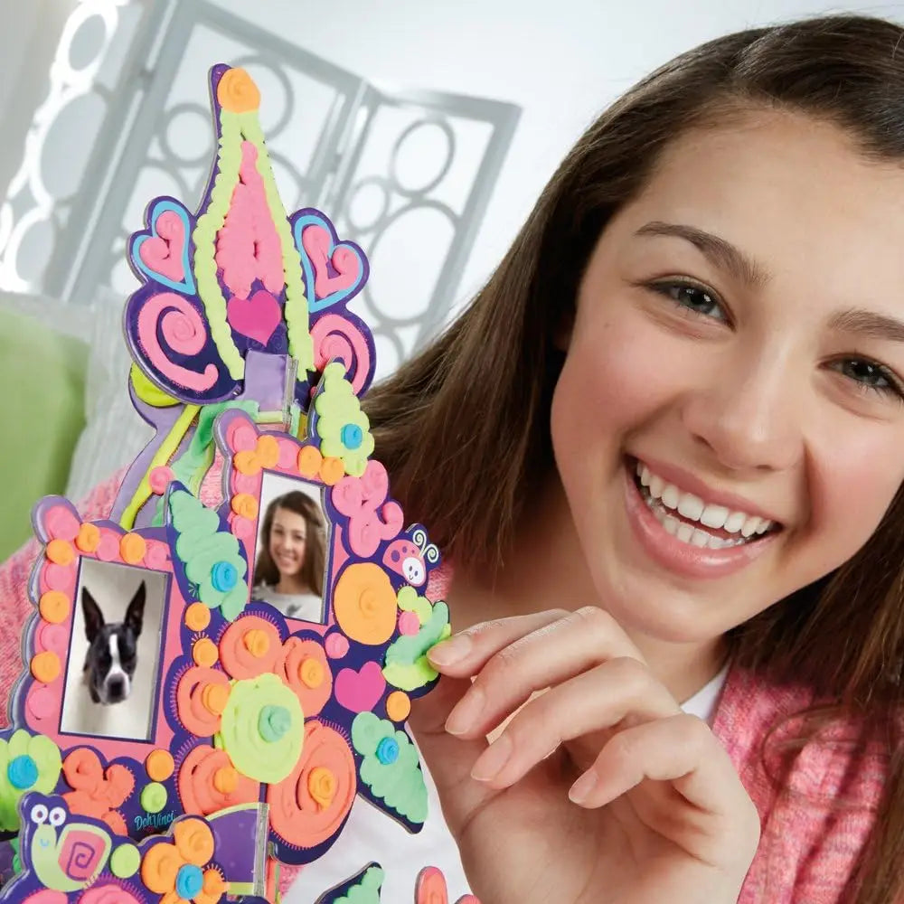 Play-Doh DohVinci Flower Tower Picture Frame Kit diy clay Toy A7191 thumbnail