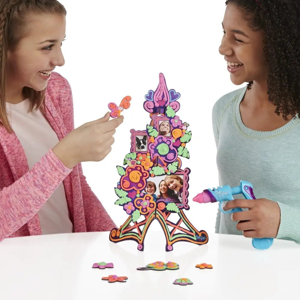Play-Doh DohVinci Flower Tower Picture Frame Kit diy clay Toy A7191 thumbnail