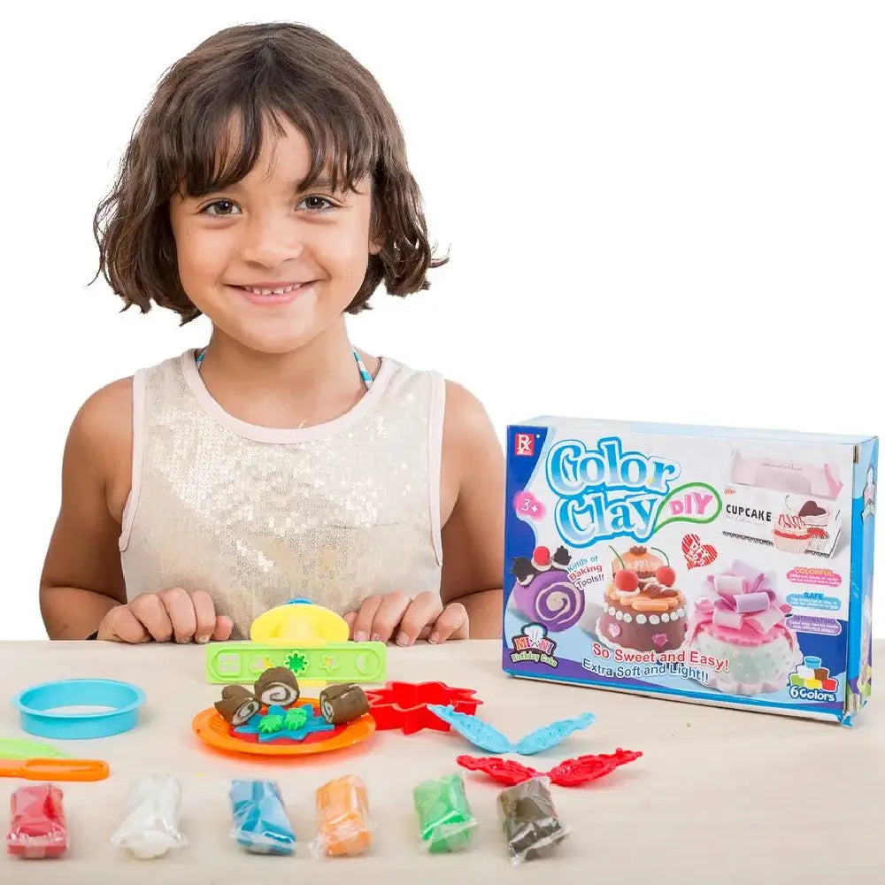 Play Baby Super Soft Clay Mini Birthday Cake Set thumbnail