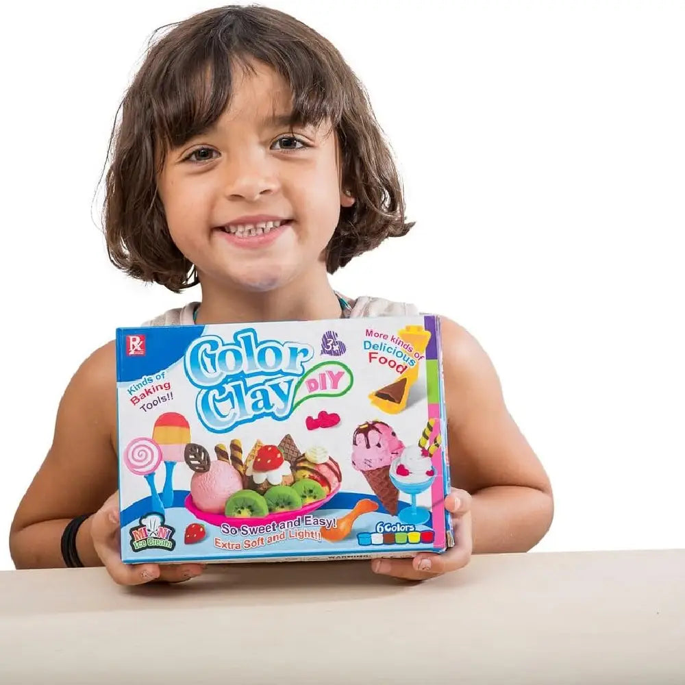 PlayBabyToys DIY Mini Ice Cream Set Shop Clay Collection thumbnail