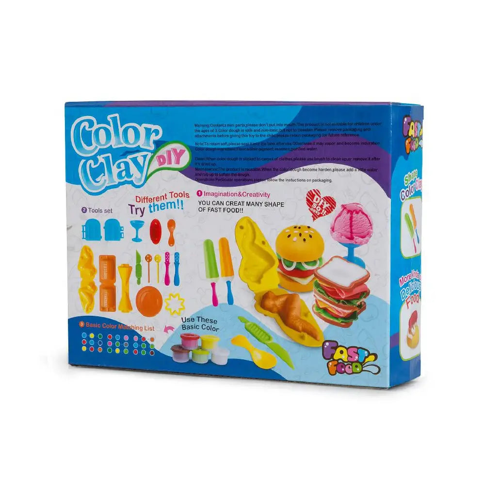 Play Baby Toys DIY Super Soft Clay Collection, Variety Pack - Fast Food thumbnail
