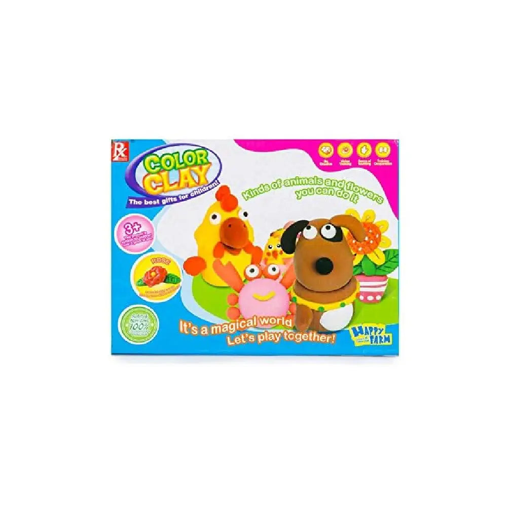 Play Baby Toys DIY Super Soft Clay Collection - Happy Farm PB-726D-2 thumbnail